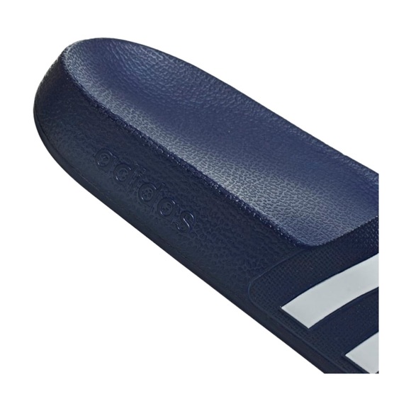dark blue adidas adilette aqua slides - Picture 7 of 11